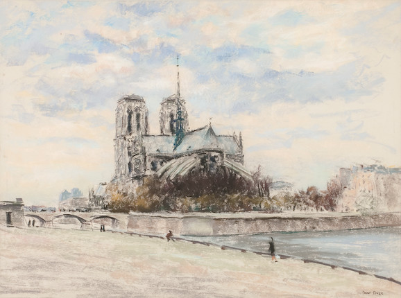 Bonhams : Paul Lucien Maze (French, 1887-1979) The Île St-Louis, Paris ...