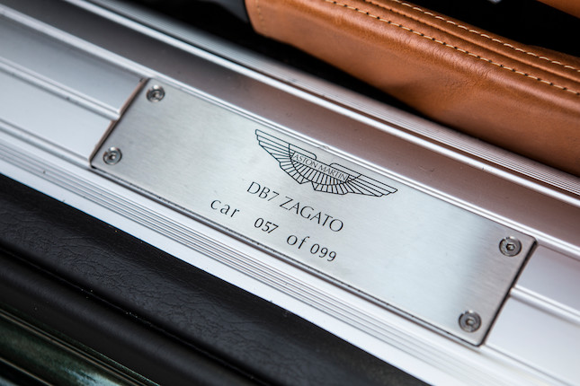 2003 Aston Martin DB7 Zagato Coupé  Chassis no. SCFAE22363K700057 image 21