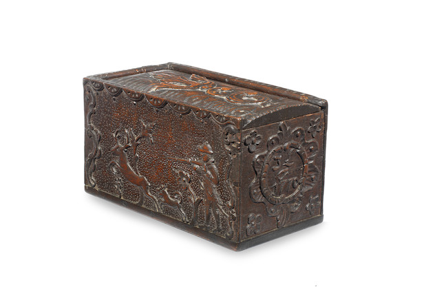 Bonhams An 18th Century Oak Box Dated 1770