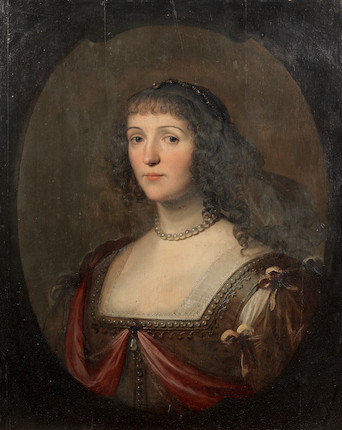 Bonhams : Gerrit Van Honthorst (utrecht 1590-1656) Portrait Of A Lady 