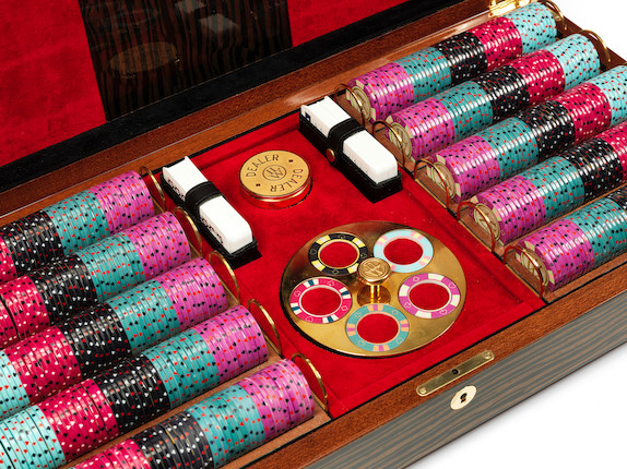 Bonhams : A unique modern luxury design poker gaming box designed