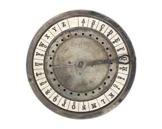 Bonhams : A Charles Wheatstone Cryptograph, English, mid 19th century,