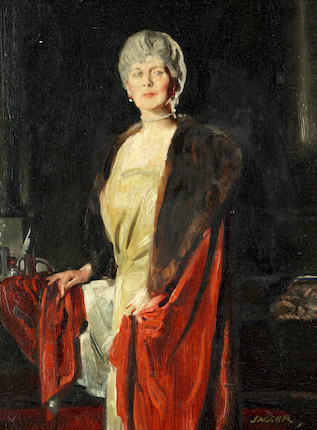 Bonhams : David Jagger R.O.I. (British, 1891-1958) Portrait study of ...