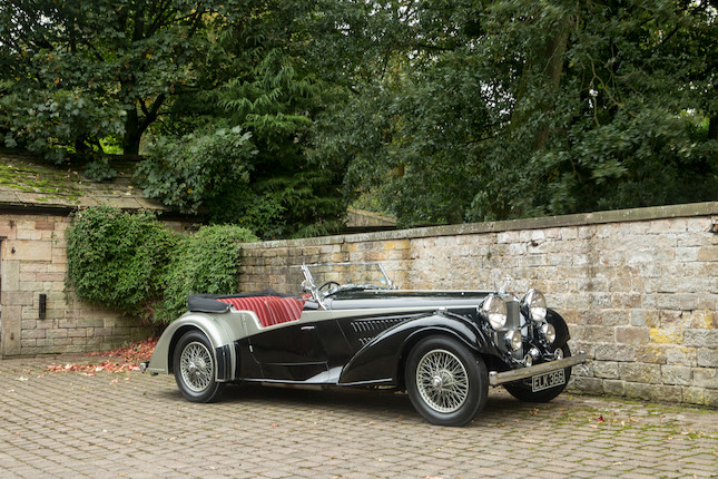 One of only 12 built,1937 Alvis 4.3-Litre 'Short Chassis' Tourer  Chassis no. 14328 image 56