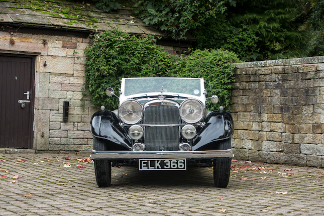 One of only 12 built,1937 Alvis 4.3-Litre 'Short Chassis' Tourer  Chassis no. 14328 image 34