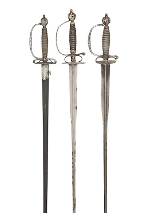 Bonhams : Two Silver-Hilted Small-Swords