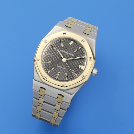 Bonhams : Audemars Piguet. A stainless steel and gold automatic ...