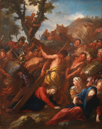 Bonhams : Pietro Dandini (Florence 1646-1712) Christ on the Road to Calvary