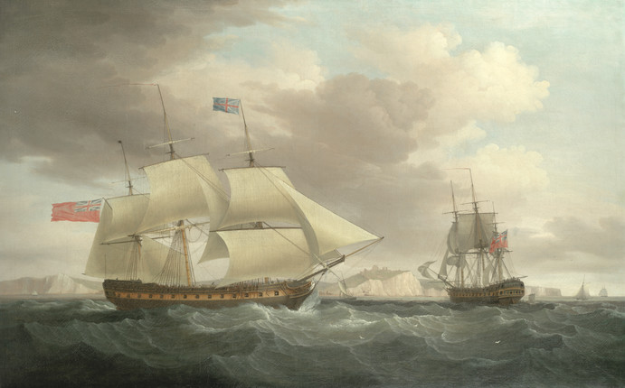 Bonhams : Thomas Whitcombe (British, circa 1752-1824) The East Indiaman ...