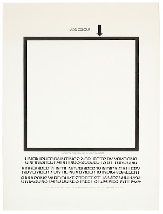 Bonhams : Yoko Ono An Indica Gallery exhibition poster, 'Unfinished ...