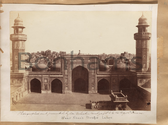 The Lockwood Kipling Album An album of photographs of Amritsar, Lahore and other sites in India compiled by John Lockwood Kipling (1837-1911) Signed and dated Lahore, 1888 image 9