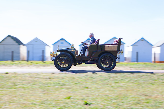 Ex-1903 Paris-Madrid Tour; current Regent Street Motor Show Concours champion,1903 Darracq 24hp Model JJ Rear-entrance Tonneau  Chassis no. 4294 image 2