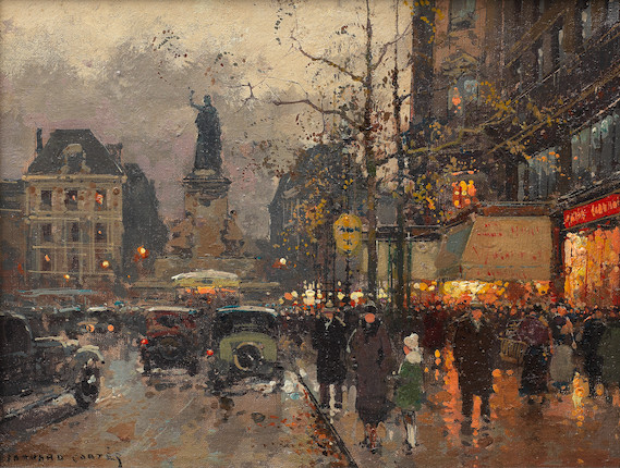 Bonhams : Edouard Henri Leon Cortès (French, 1882-1969) Place de la ...