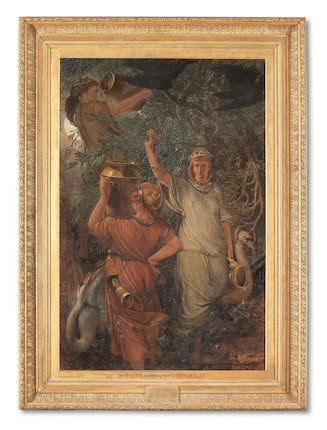 Bonhams : William Bell Scott (Scottish, 1811-1890) The Norns watering ...