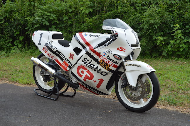 Believed twice winner of the Suzuka 4 Hours Endurance Road Race (Novice Class), 1987 Yoshimura Suzuki GSX-R400 Racing Motorcycle Frame no. GK71F-100038 Engine no. K706-100090 image 11