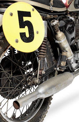 The ex-Bud Ekins; 1962 ISDT Gold Medal-winning, 1962 Triumph 649cc TR6SS Trophy Frame no. D17866 Engine no. TR6SS D17866 image 5