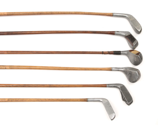 Bonhams A Selection Of Aluminium Headed Golf Clubs