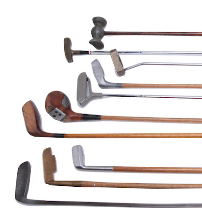 Bonhams : A SELECTION OF PATENTED and unusual golf clubs