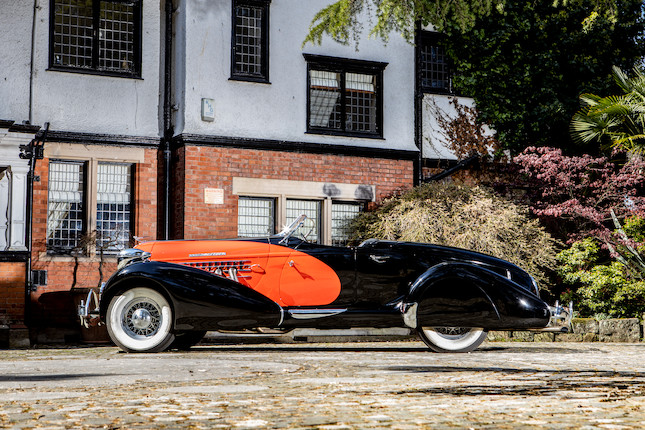 The ex-Barbara Hutton ,1935 Auburn 851 Supercharged Boat-tail Speedster  Chassis no. 33515E image 25