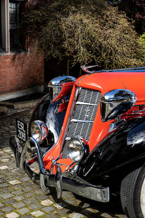 The ex-Barbara Hutton ,1935 Auburn 851 Supercharged Boat-tail Speedster  Chassis no. 33515E image 22