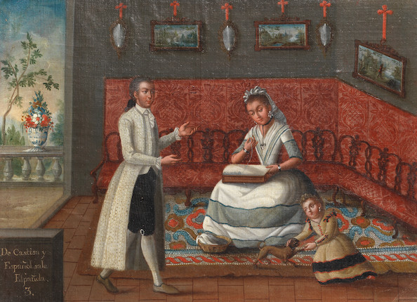 Bonhams : Mexican School, 18th Century De Español y Albina sa le Torna ...