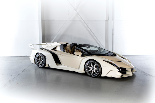 Bonhams : 2014 Lamborghini Veneno Roadster Chassis no. ZHWEB3ZD4FLA03007