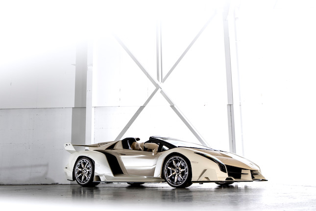 Bonhams : 2014 Lamborghini Veneno Roadster Chassis no. ZHWEB3ZD4FLA03007