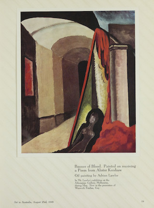 Bonhams : Adrian Lawlor (1890-1969) Nude in Archway (Banner of Blood