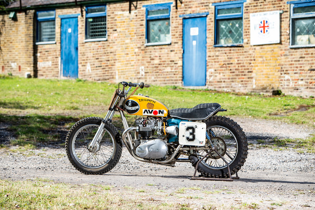 1977 Triumph 750cc T140V 'Strongbow' Flat Tracker Frame no. MD2 Engine no. T140V AP81386 image 7