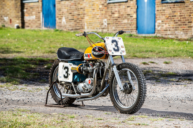 1977 Triumph 750cc T140V 'Strongbow' Flat Tracker Frame no. MD2 Engine no. T140V AP81386 image 4