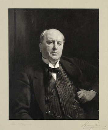 Bonhams : JAMES (HENRY) Photograph of the oil portrait of Henry James ...