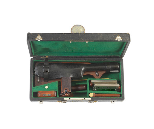 Bonhams : A fine 7.65x25mm System Borchardt patent C-93 self-loading ...