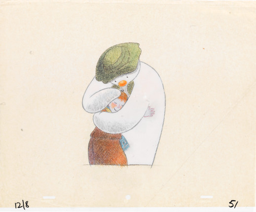 Bonhams : The Snowman An original animation cel of the Snowman and ...