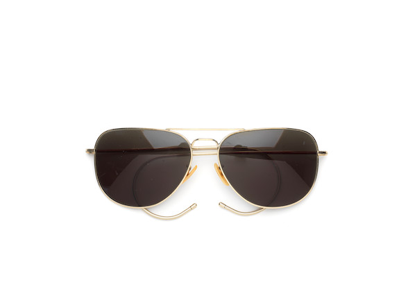 Bonhams : Brad Pitt a pair of Savile Row Eyewear aviator sunglasses ...