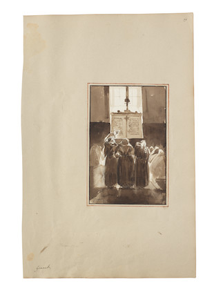 Bonhams : François Marius Granet (Aix-en-Provence 1775-1849) Monks in ...