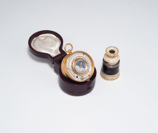 Bonhams An Edward Nairne 1inch spy glass, English, circa 1800, (2)