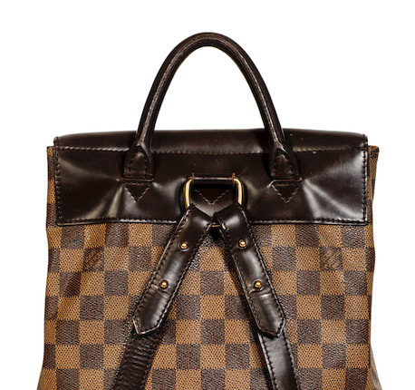 At Auction: Louis Vuitton, LOUIS VUITTON DAMIEN EBENE SOHO BACKPACK