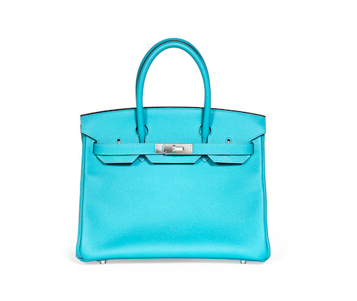 Bonhams : Hermès a Bleu Electrique Swift Leather Birkin 30 2019 (includes  padlock, keys and cloche)