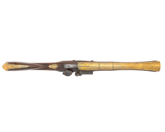 Bonhams : A Brass-Barrelled Flintlock Blunderbuss Of Service Type