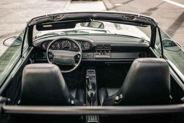 Delivered new to the late Diego Armando Maradona,1992 Porsche 911 Carrera 2 Type 964 'Works Turbo Look' Cabriolet  Chassis no. WP0ZZZ96ZNS452830 image 35