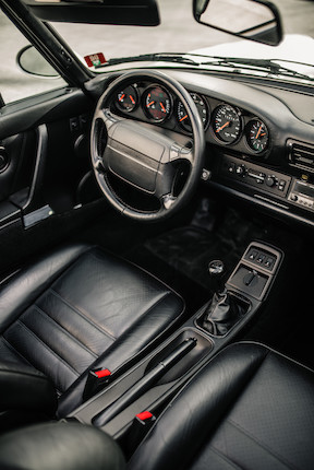 Delivered new to the late Diego Armando Maradona,1992 Porsche 911 Carrera 2 Type 964 'Works Turbo Look' Cabriolet  Chassis no. WP0ZZZ96ZNS452830 image 22