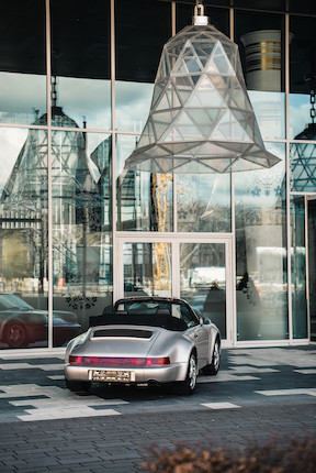 Delivered new to the late Diego Armando Maradona,1992 Porsche 911 Carrera 2 Type 964 'Works Turbo Look' Cabriolet  Chassis no. WP0ZZZ96ZNS452830 image 20
