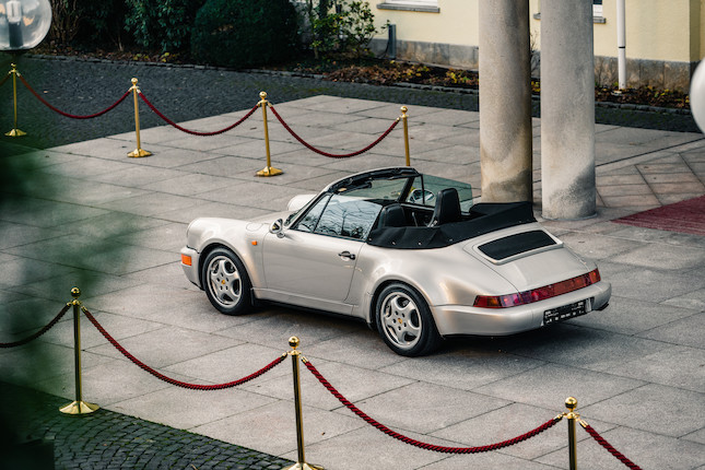 Delivered new to the late Diego Armando Maradona,1992 Porsche 911 Carrera 2 Type 964 'Works Turbo Look' Cabriolet  Chassis no. WP0ZZZ96ZNS452830 image 13