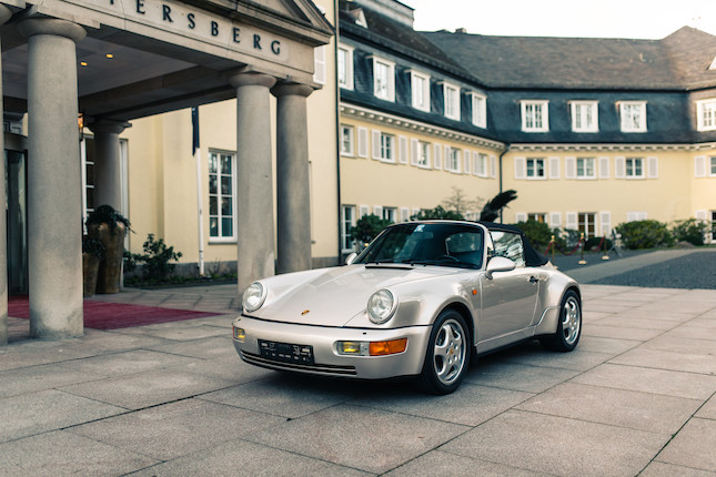 Delivered new to the late Diego Armando Maradona,1992 Porsche 911 Carrera 2 Type 964 'Works Turbo Look' Cabriolet  Chassis no. WP0ZZZ96ZNS452830 image 2