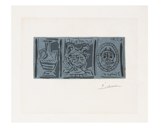 Affiche Picasso galerie Madoura (49 x 69 cm) - A.S.L