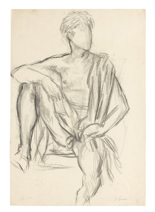 Bonhams : Duncan Grant (British, 1885-1978) Paul Roche seated (2) 55.9 ...