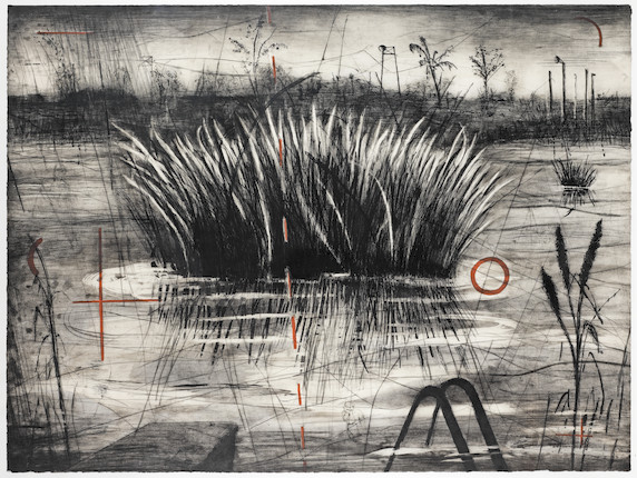 Bonhams : William Kentridge (born 1955) Reeds Etching and aquatint with ...