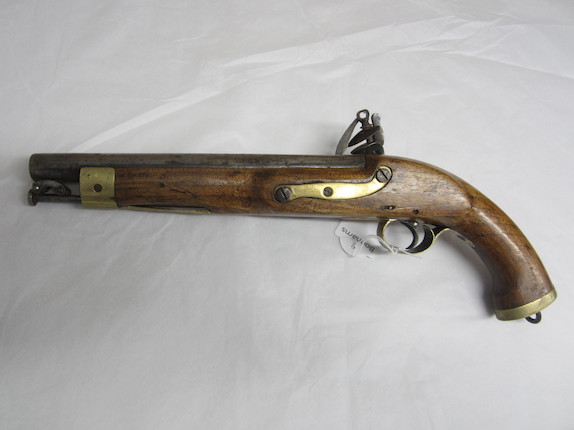 Bonhams : A Continental Flintlock Service Pistol,