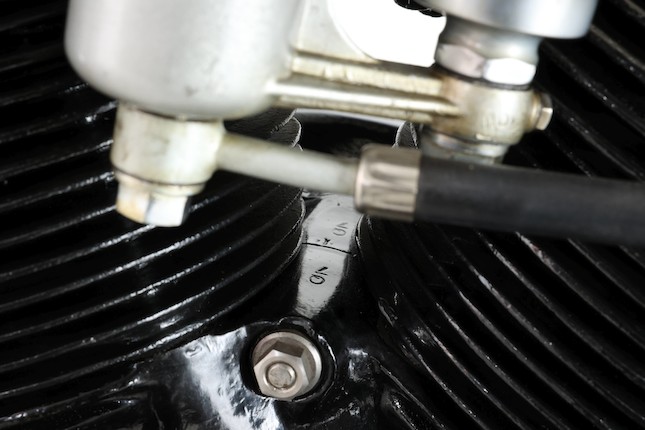 Offered from the National Motorcycle Museum Collection, 1949 Vincent-HRD 998cc Series-B Black Shadow  Frame no. R3588B Rear Frame No. R3588B Engine no. F10AB/1B/1688 Crankcase Mating No. Q7/Q7 image 9