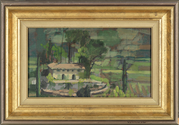 Bonhams : Derek Hill (British, 1916-2000) French Landscape